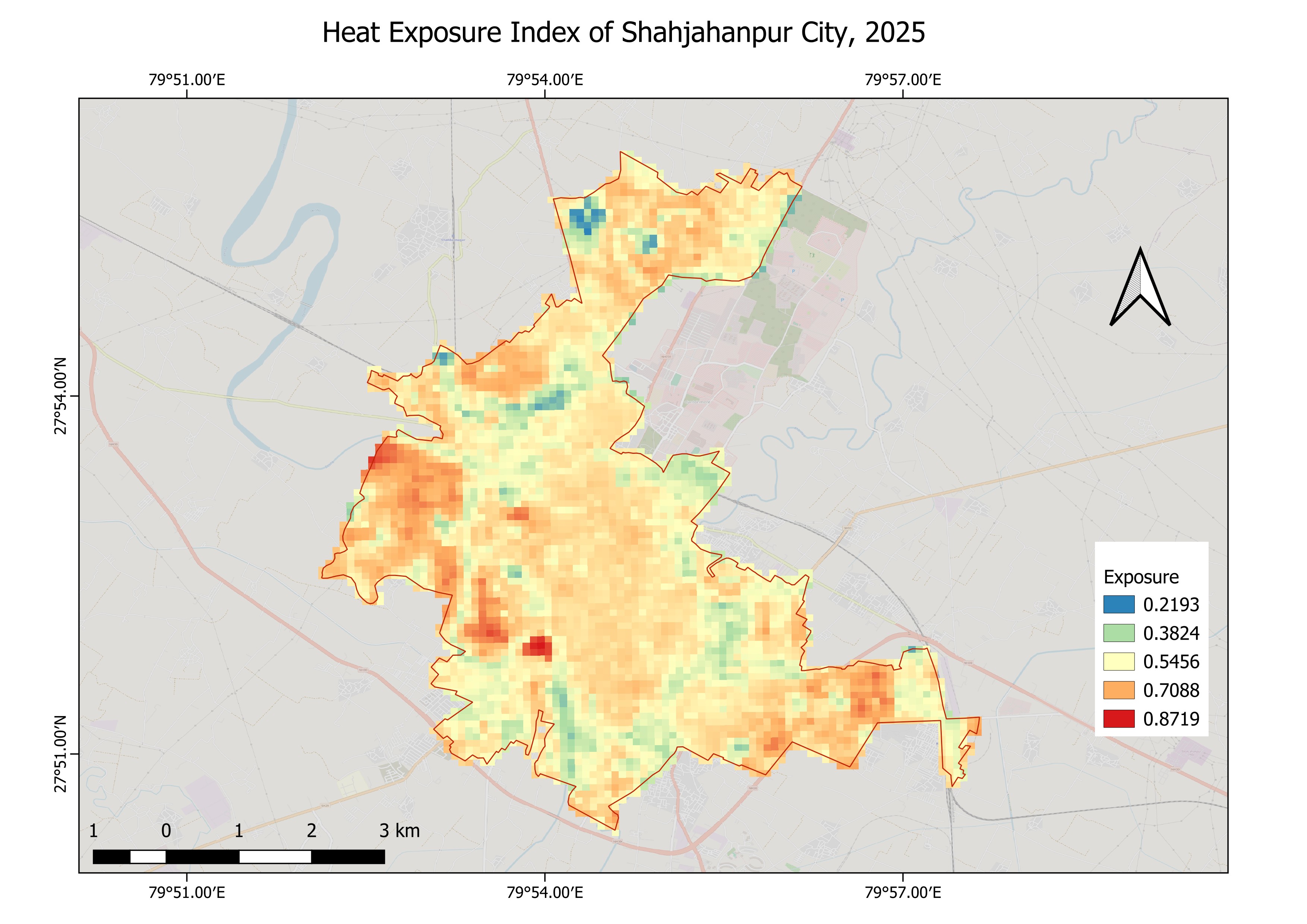 Heat Exposure Index, 2025