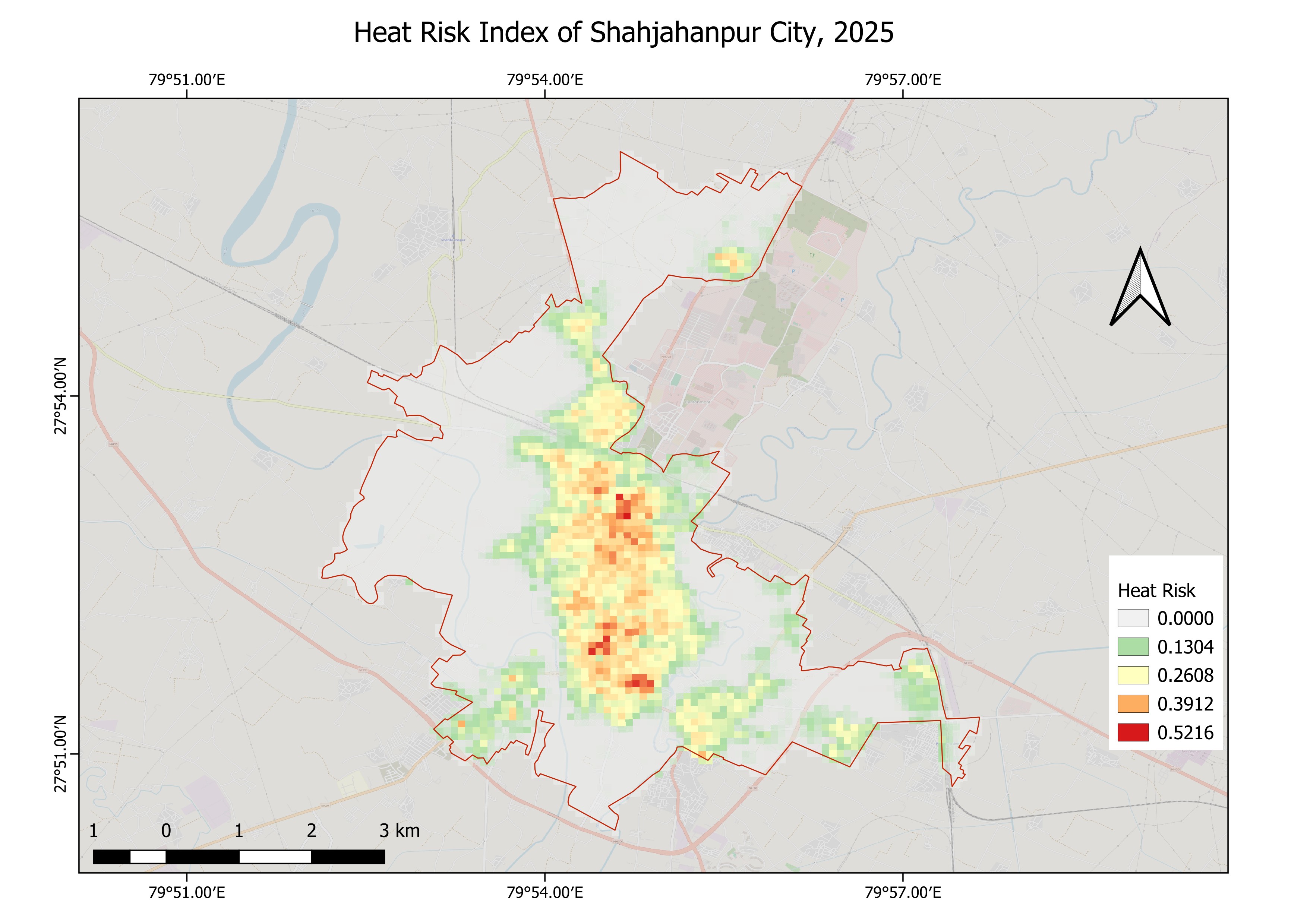 Heat Risk Index, 2025